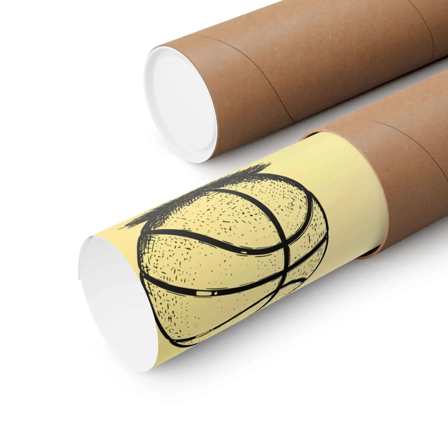 Basketball Hoop Wall Art Real Ones Hoop Vertical Poster Hand Sketched With Cinematic Gradient And Matte Finish - One OF One CreaXtions