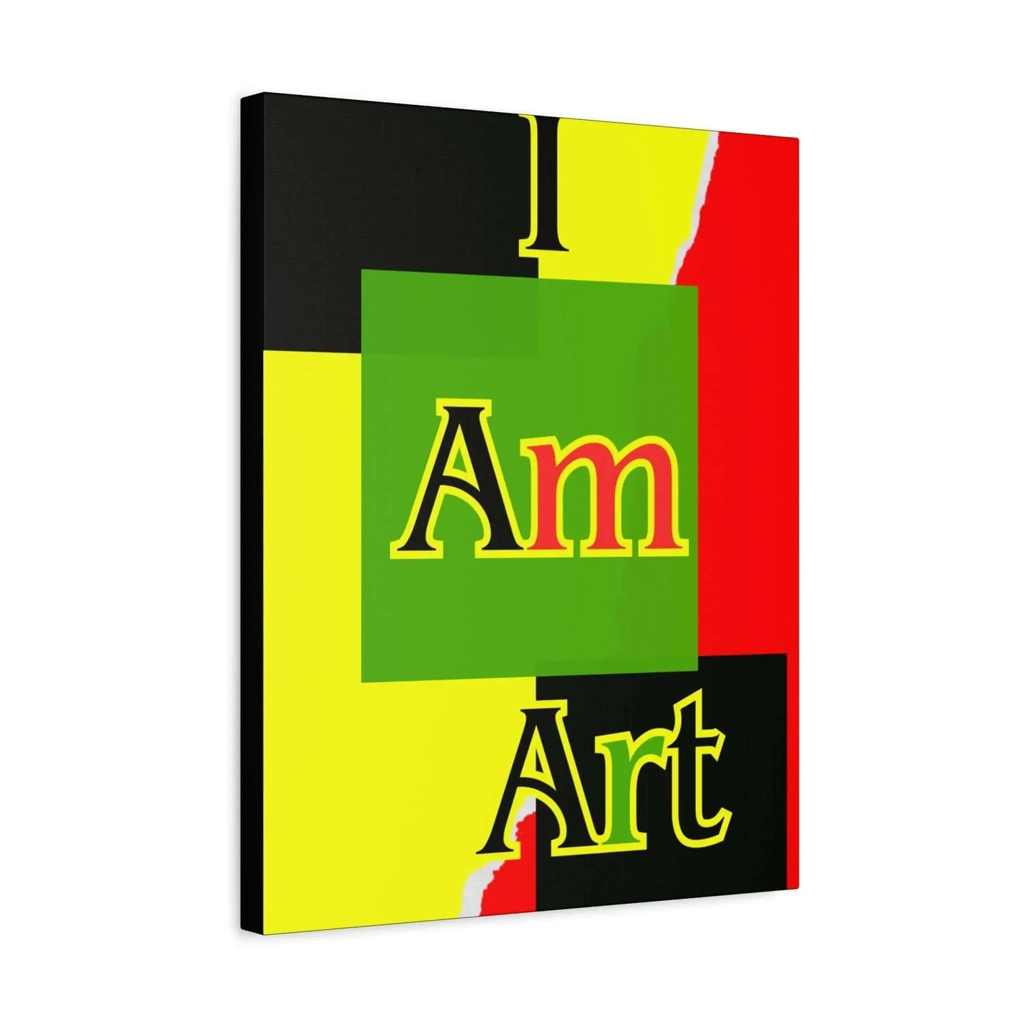 Inspirational Canvas Wall Art I Am Motivational Home Decor Ready To Hang Available In 9x12 12x16 And 16x20 - One OF One CreaXtions