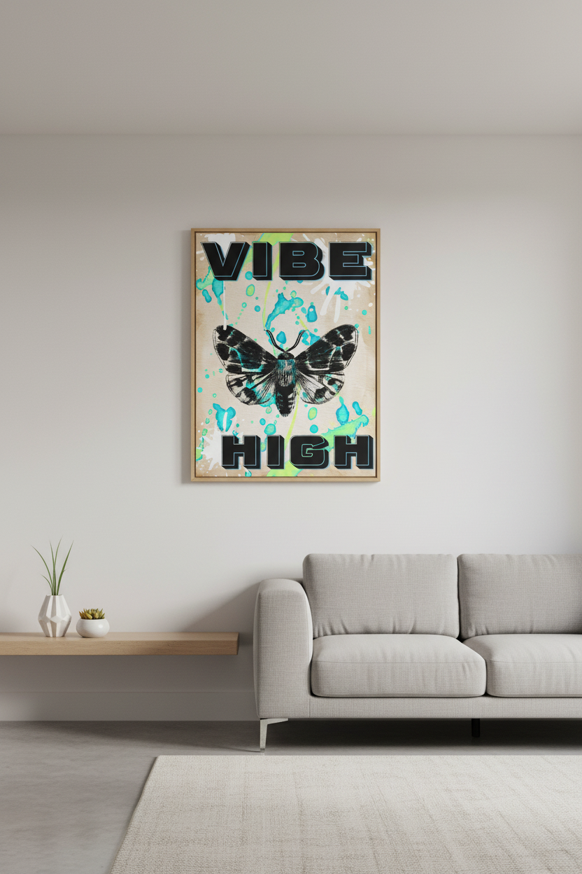 Vibe High Canvas Mockup