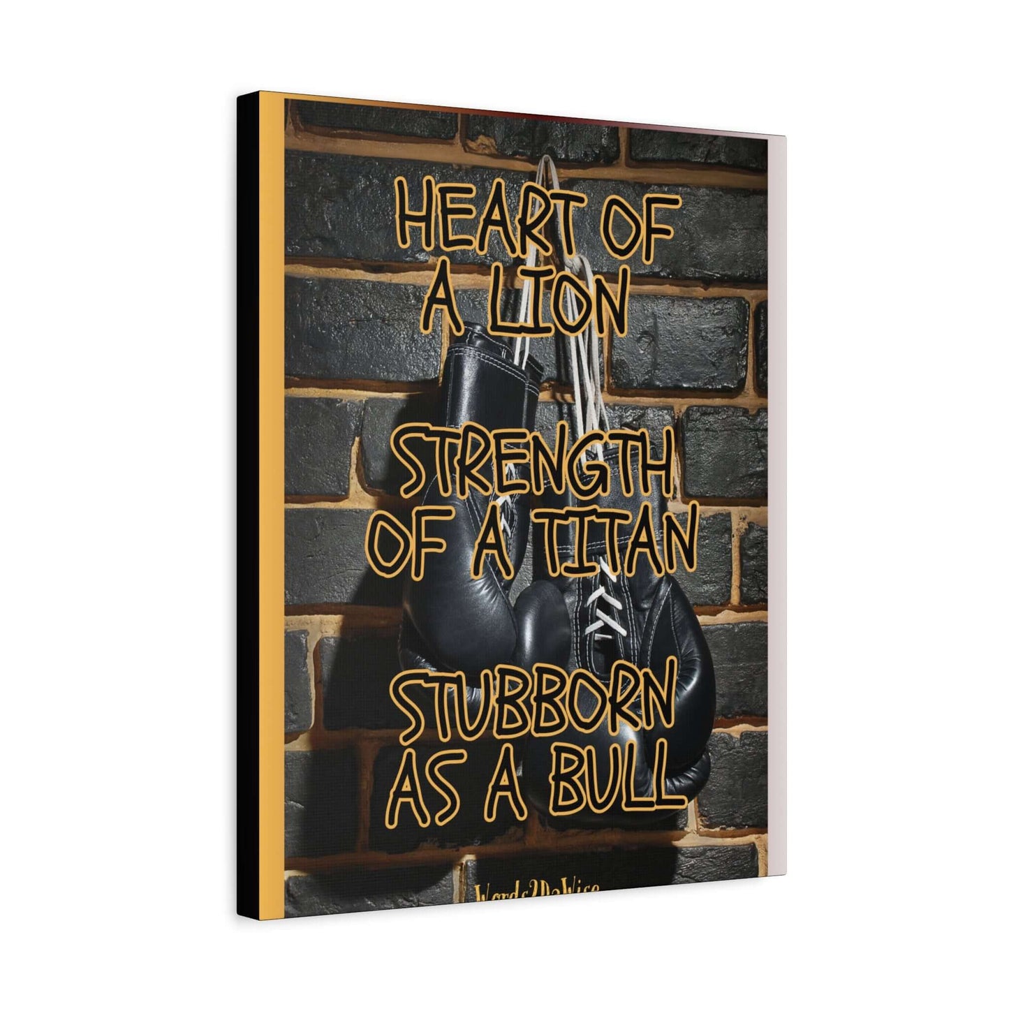 Boxing Motivational Canvas Art