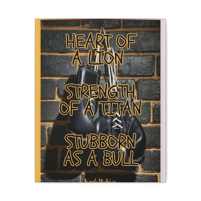Boxing Motivational Canvas Art