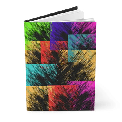 Abstract Neon Patchwork Journal - One OF One CreaXtions