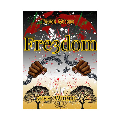 Freedom Wall Art Poster Expressing Liberation Bold Inspirational Wall Decor For Living Room Bedroom Office - One OF One CreaXtions