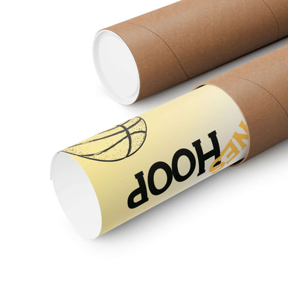 Basketball Hoop Matte Poster — "Real Ones Hoop" Vertical Wall Art