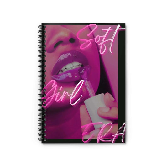 Soft Girl Era Spiral Notebook One Size Ruled Journal Trendy Writing Chic Creative Journal Gift - One OF One CreaXtions