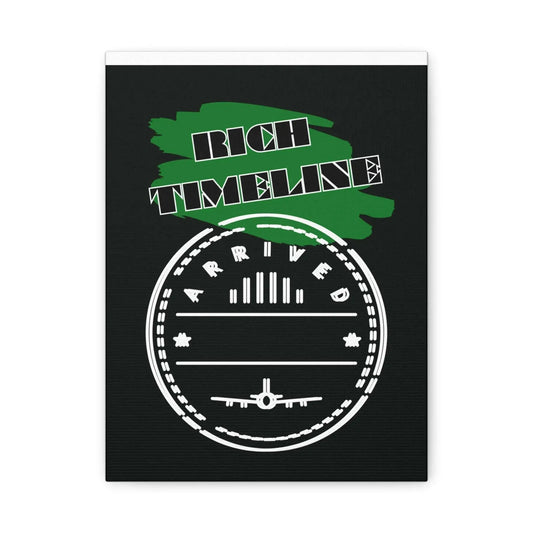 Rich Timeline Canvas Art Matte Stretched Canvas Wall Art 9x12 12x16 16x20 Vertical Portrait - One OF One CreaXtions