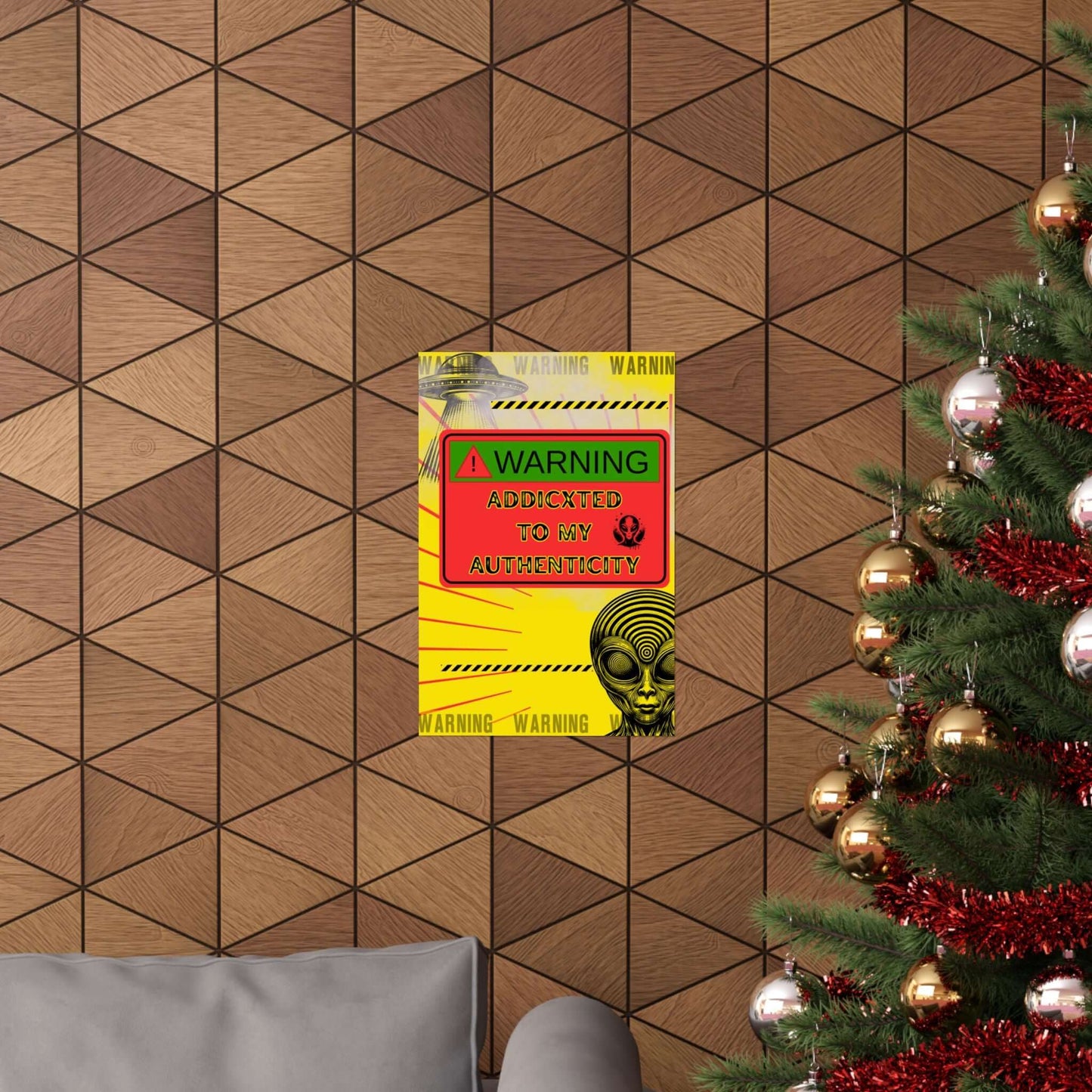 Authenticity Poster Print-Addicted to my authenticity !