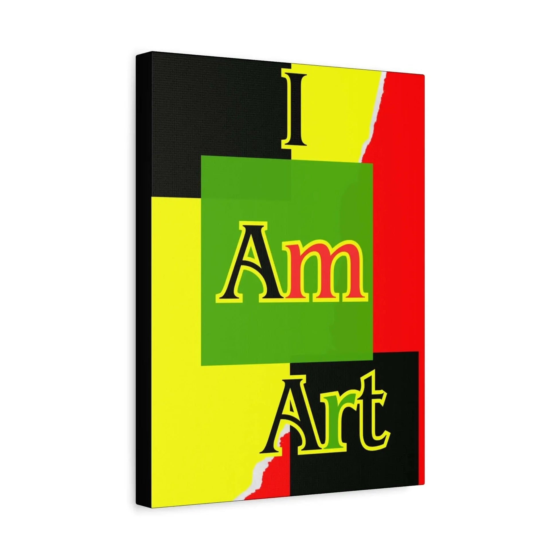 Inspirational Canvas Wall Art I Am Motivational Home Decor Ready To Hang Available In 9x12 12x16 And 16x20 - One OF One CreaXtions