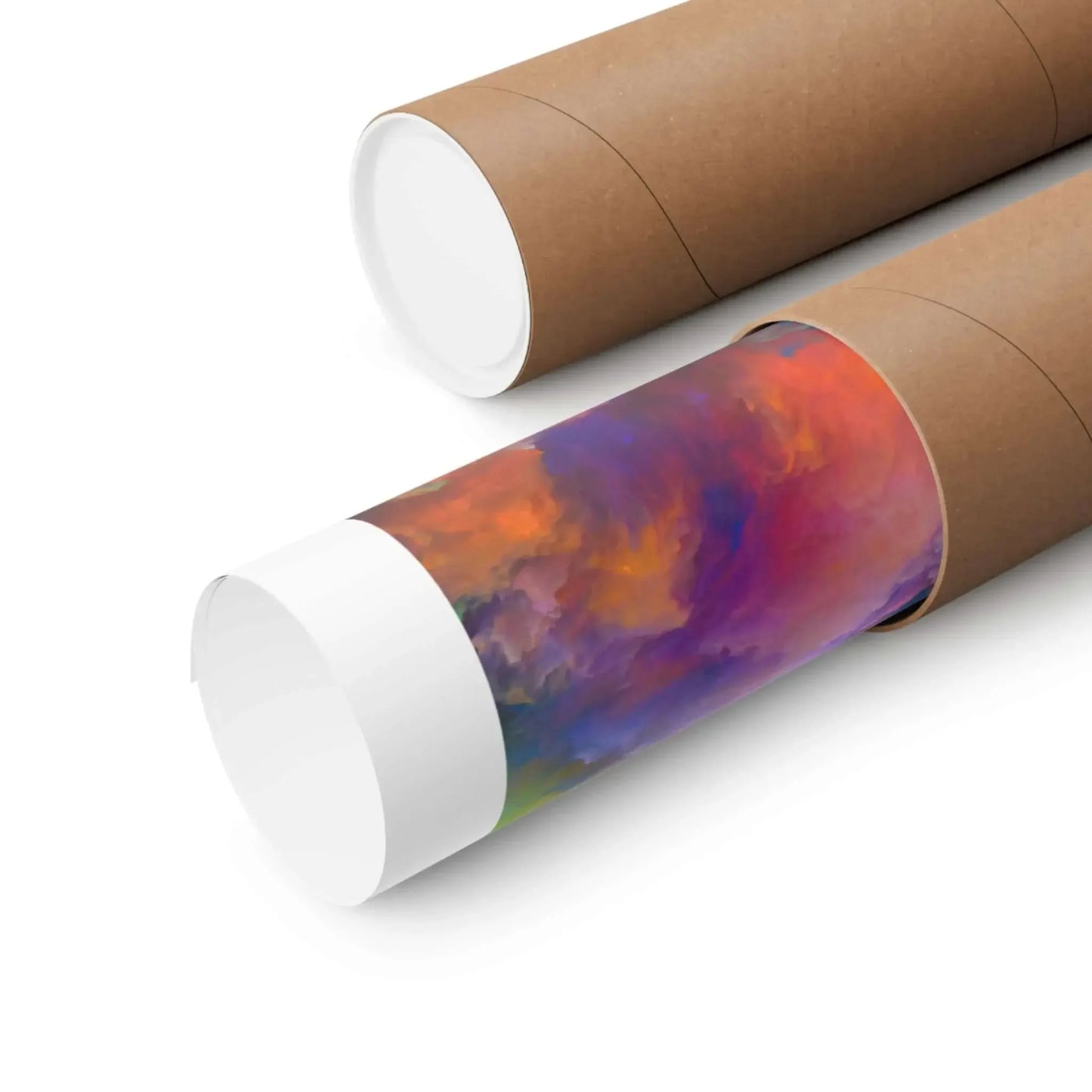 Motivational Matte Poster Worry Less Create More Colorful Vertical Wall Art 8x10 11x14 12x16 Archival Print - One OF One CreaXtions