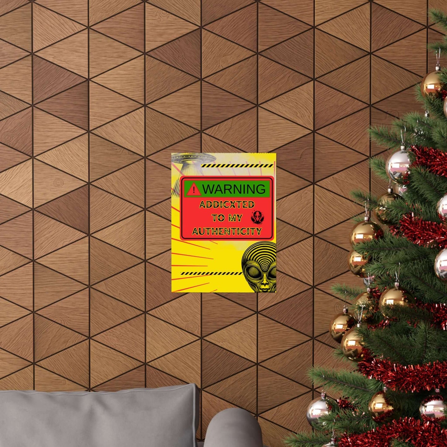 Authenticity Poster Print-Addicted to my authenticity !