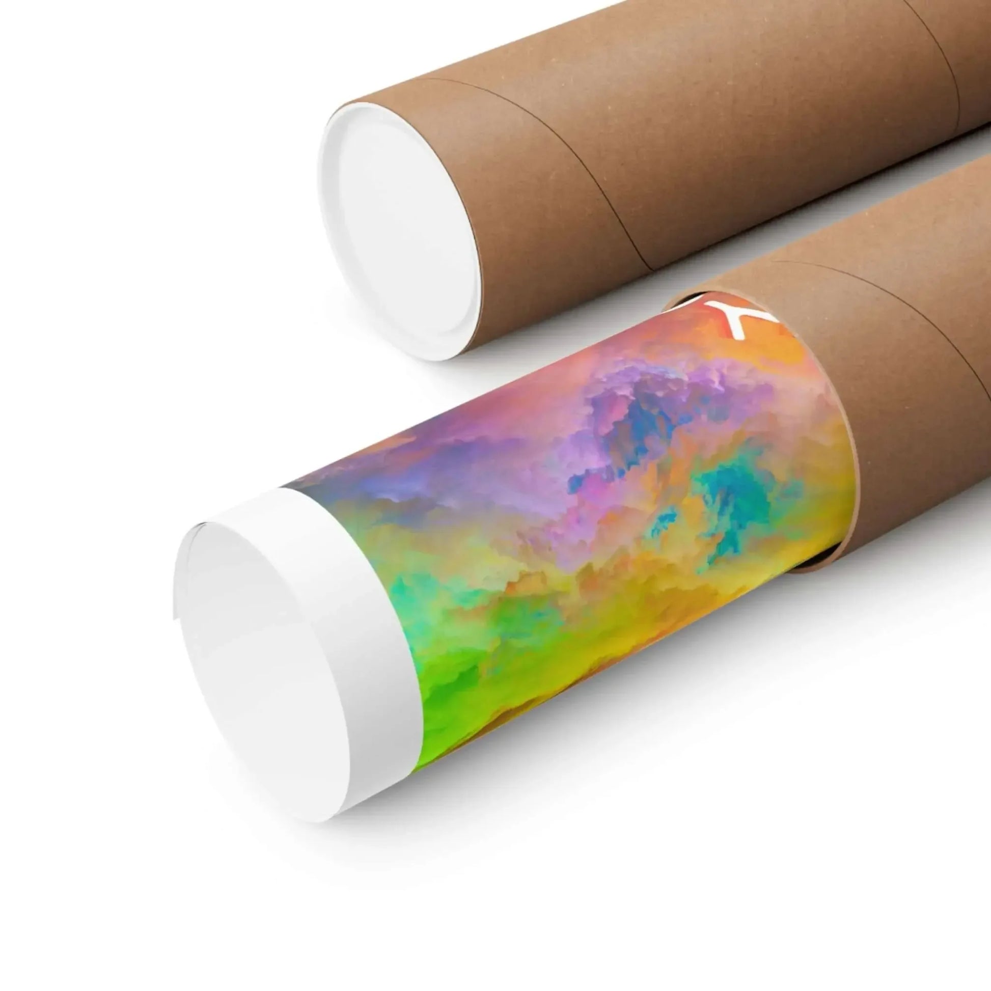 Motivational Matte Poster Worry Less Create More Colorful Vertical Wall Art 8x10 11x14 12x16 Archival Print - One OF One CreaXtions