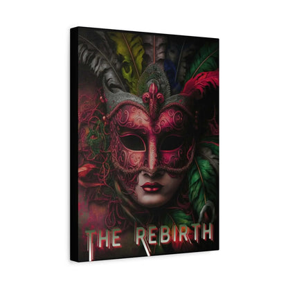 Venetian Mask Canvas Art The Rebirth Gothic Masquerade Wall Decor 12x16 And 16x20 Inches Matte Canvas - One OF One CreaXtions
