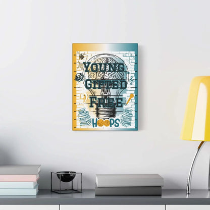 GIFTED WALL ART -Young, Gifted & Free - One OF One CreaXtions