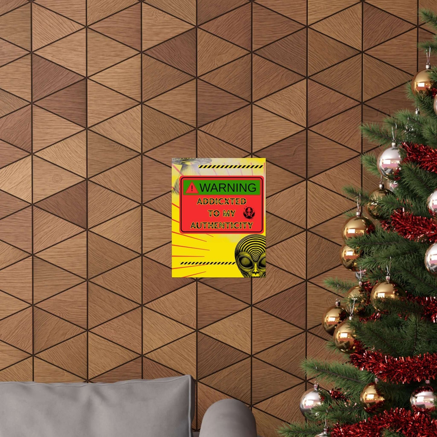 Authenticity Poster Print-Addicted to my authenticity !