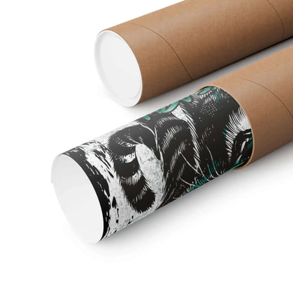 Tiger Wall Art Poster Bold Jungle Theme Matte Vertical Print on Archival Paper with Giclee Inks - One OF One CreaXtions