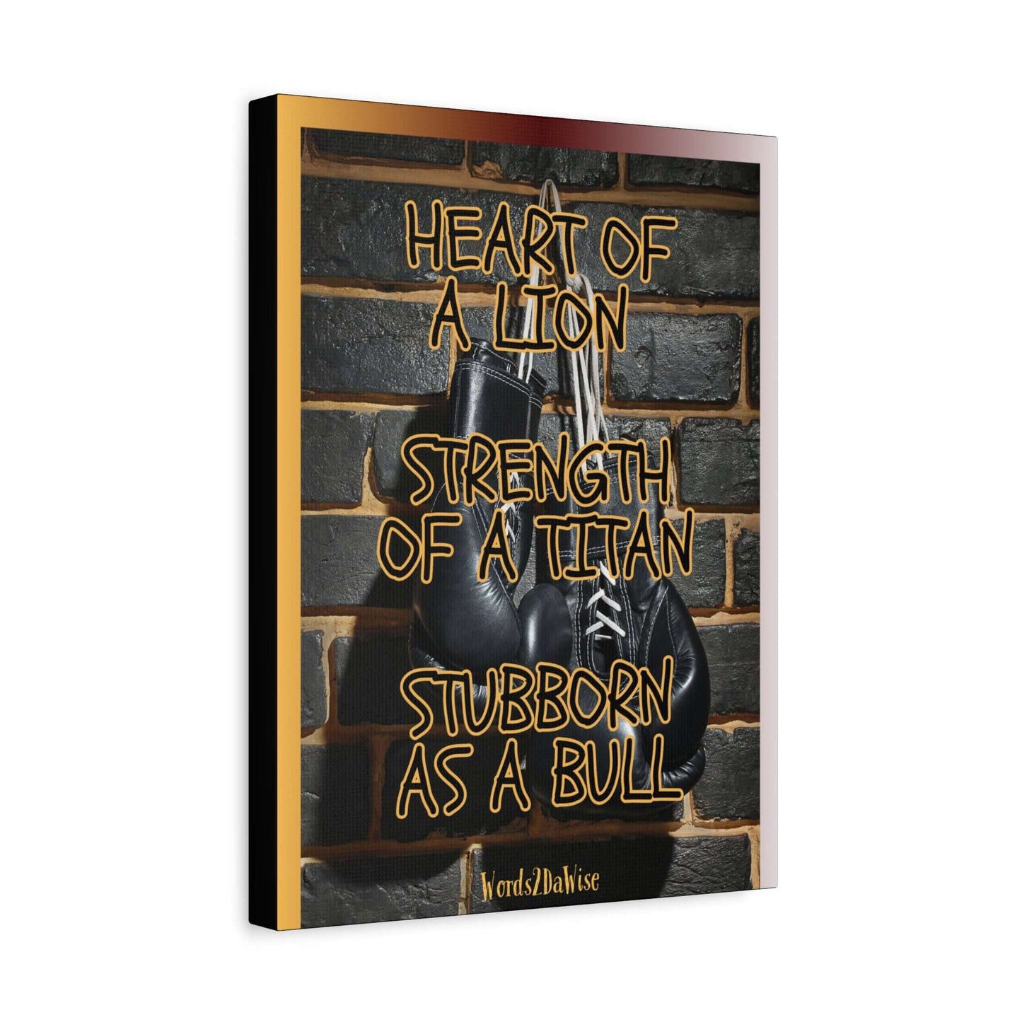 Boxing Motivational Canvas Art