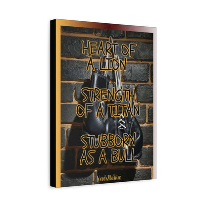 Boxing Motivational Canvas Art