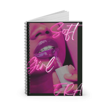 Soft Girl Era Spiral Notebook One Size Ruled Journal Trendy Writing Chic Creative Journal Gift - One OF One CreaXtions