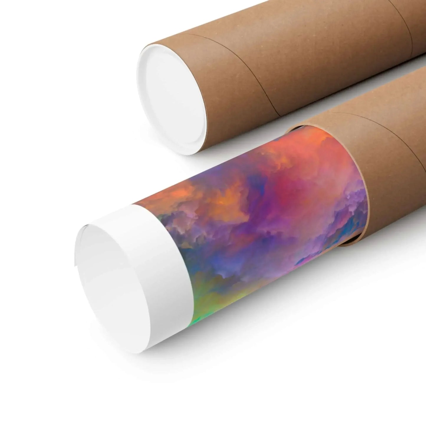 Motivational Matte Poster Worry Less Create More Colorful Vertical Wall Art 8x10 11x14 12x16 Archival Print - One OF One CreaXtions