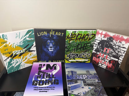 Urban Graffiti Canvas Print -Method 2 The Maddness