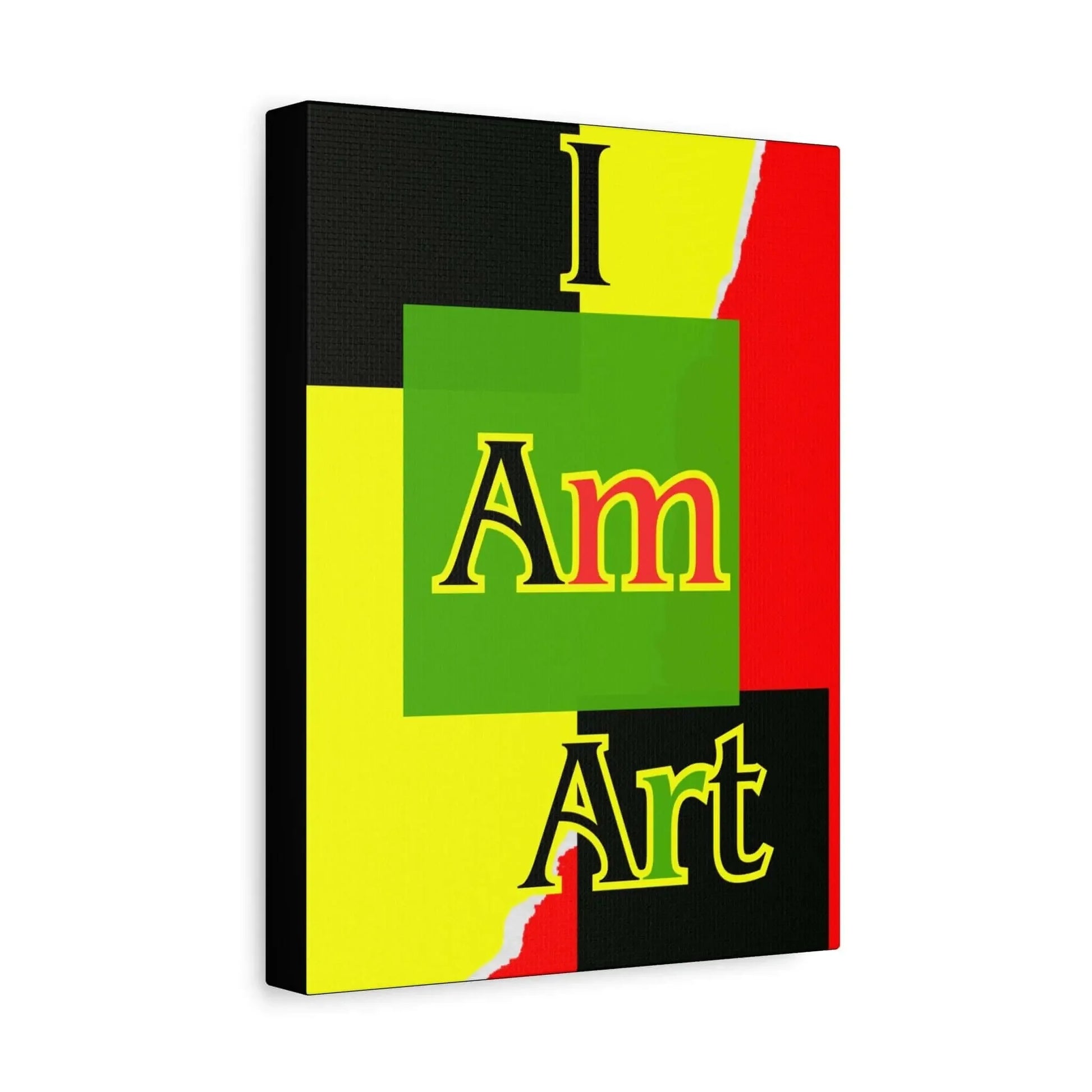 Inspirational Canvas Wall Art I Am Motivational Home Decor Ready To Hang Available In 9x12 12x16 And 16x20 - One OF One CreaXtions