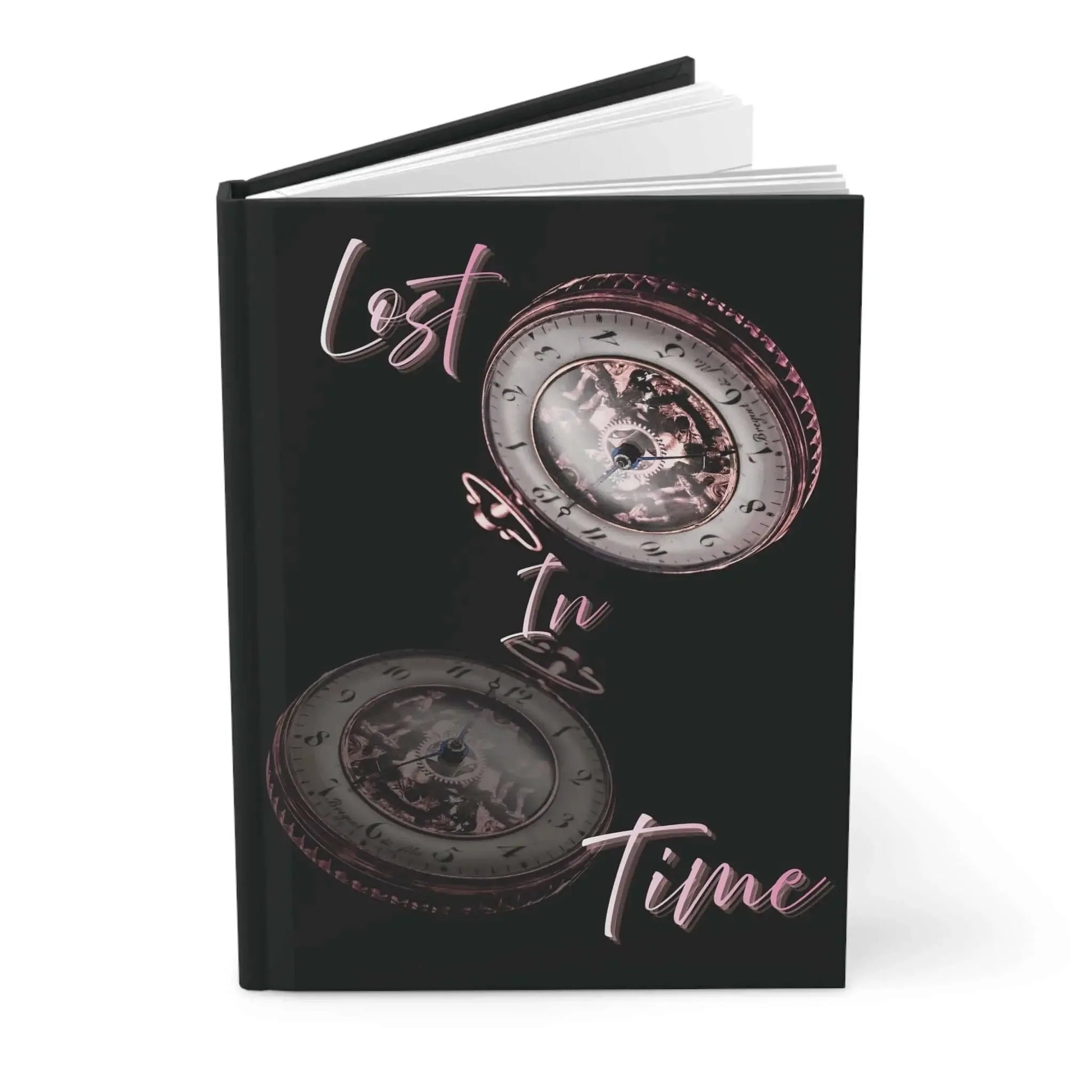 Lost in Time Hardcover Journal Matte Finish 8.07 by 5.71 Inches Portable Notebook for Creative Writing - One OF One CreaXtions