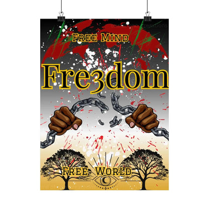 Freedom Wall Art Poster Expressing Liberation Bold Inspirational Wall Decor For Living Room Bedroom Office - One OF One CreaXtions