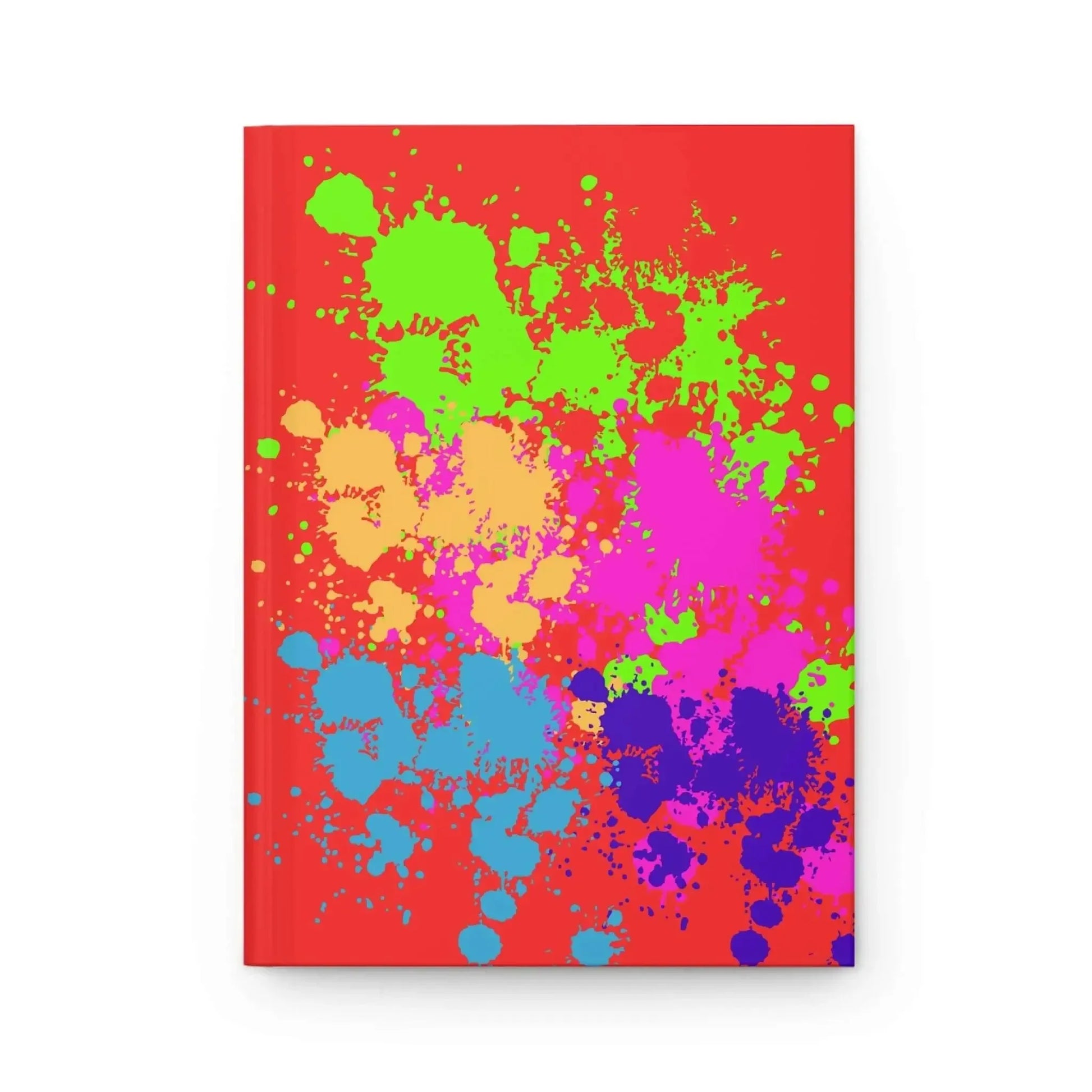 Bright Paint Splat Journal -Colorful Creative Writing - One OF One CreaXtions