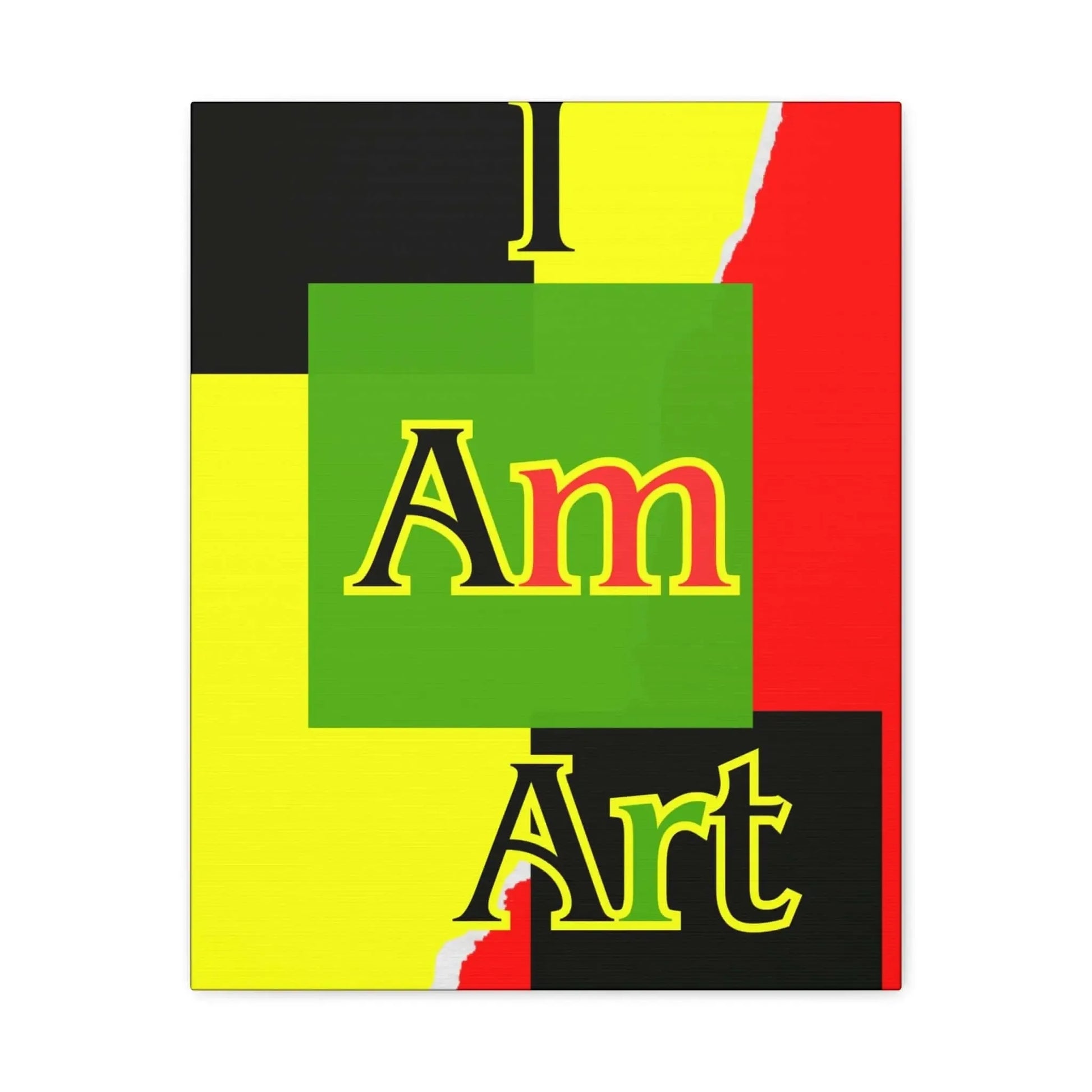 Inspirational Canvas Wall Art I Am Motivational Home Decor Ready To Hang Available In 9x12 12x16 And 16x20 - One OF One CreaXtions