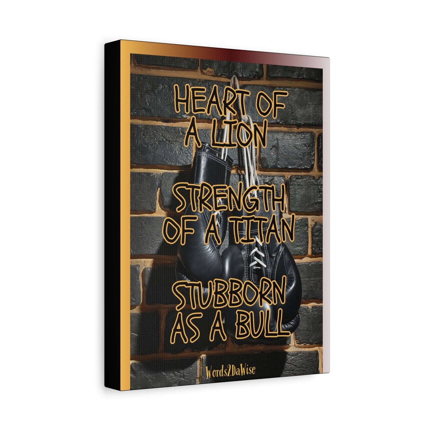 Boxing Motivational Canvas Art