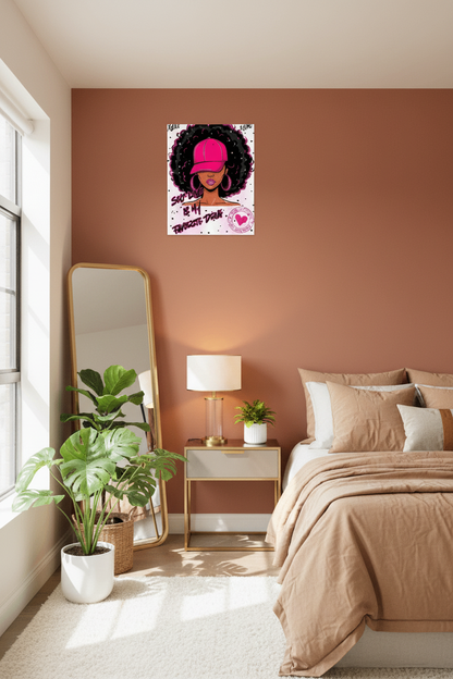Self Love Afro Chic Wall Art