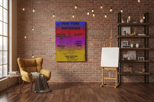 Motivational Gradient Poster – Creative Studio