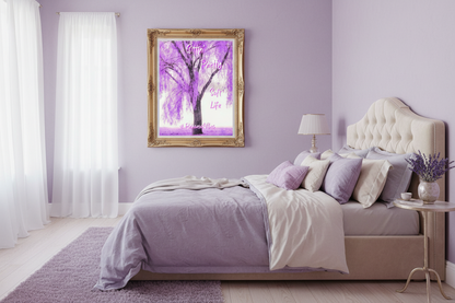 Purple Willow Framed